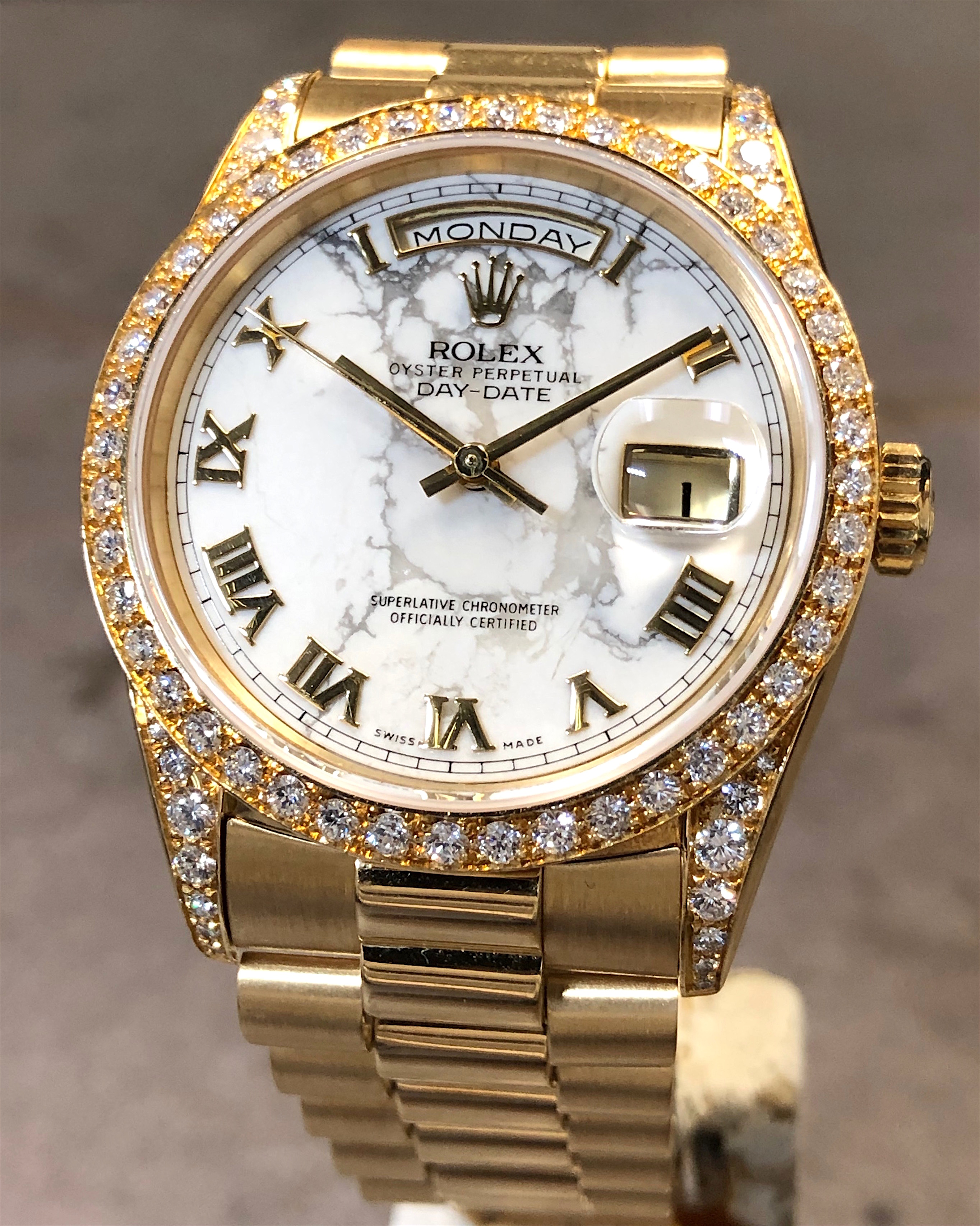 marble face rolex